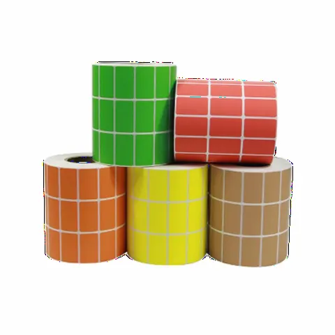 Thermal transfer paper printing colored roll Labels