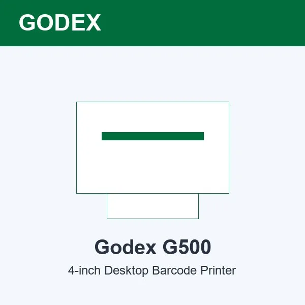 Godex G500 Desktop Barcode Printer (USB)