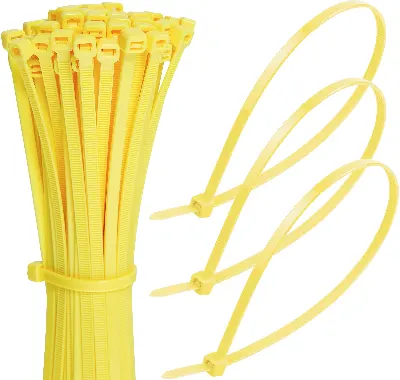 150 X 3.6 Mm Yellow Cable Ties
