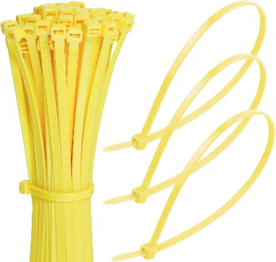 150 X 3.6 Mm Yellow Cable Ties